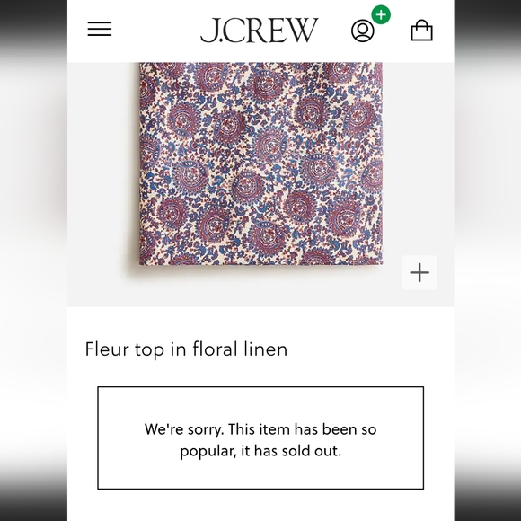 J. Crew Fleur Top in Floral Linen, Size Large - Picture 4 of 13